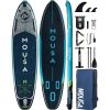 11'6''/11'√ó34" Extra Wide Inflatable Stand Up Paddle Board, Stable Long SUP for 2 People/Family, Shoulder Strap, 5 Handles