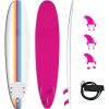 Surfboards,8ft Surfboard,Graphic Top Deck,High Density Slick Bottom,Kids and Adults,Foam Construction Accessories,Paddle Board