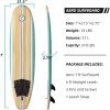 Surfboards, 7ft Soft Top Foam, Beginner Surfboard, Adults and Kids, Lightweight and Durable, All Levels of Surfers, Paddle Board