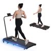 NEW Folding Walking Pad Under Desk Treadmill for Home Office -2.5HP Walking Treadmill With Incline 0.5-7.5MPH 265LBS Capacity Treadmill for Walking Ru