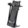 Folding Treadmill with Incline 2.5HP 12KM/H Electric Treadmill for Home Foldable; Bluetooth Music Cup Holder Heart Rate Sensor Walking Running Machine