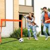 Kids Soccer Goal Training Equipment Set For Backyard Foldable 4x3FT Soccer Net Agility Ladder