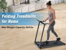 NEW Folding Treadmills Walking Pad Treadmill for Home Office -2.5HP Walking Treadmill With Incline 0.5-7.5MPH 265LBS Capacity Treadmill for Walking Ru