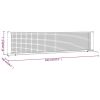 Tennis Net Black and Red 157.5"x39.4"x34.3" Polyester