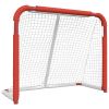 Hockey Goal Red and White 53.9"x26"x44.1" Polyester