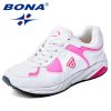 BONA New Popular Style Women Running Shoes Synthetic Lace Up Female Athletic Shoes Outdoor Lady Jogging Shoes Fast Free Shipping