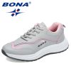 BONA 2022 New Designers Popular Running Shoes Student Outdoor Casual Sneakers Female Flat Tenis Shoes Feminimo Walking Footwear