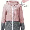 Women's Outwear Women Rain Coats Lightweight Waterproof Outdoor Rain Jacket