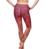 Floral Printed Set Yoga Pants Pilates Training Wear