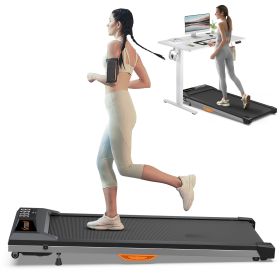 Under Desk Treadmill with Incline, Walking Pad for Home/Office, Portable Walking Treadmill 2.5HP, Walking Jogging Machine with 265 lbs Weight Capacity (Color: as Pic)