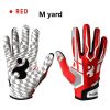 1 Pair Adults Profession Sports Gloves Breathable Anti-slip American Football Baseball Gloves Full Finger Adjustable Gloves