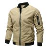 Mens Zipped Up Windbreaker Jacket