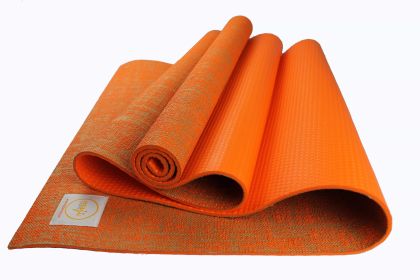 Jute Premium ECO Fitness, pilates, Yoga Mat + Foot Massager - 7.5 X 17.5 cm (Multi: Color)