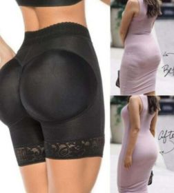 Body Shaper Panty with Pad (Color: Black, size: medium)