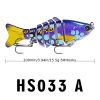 Funpesca 10cm 15.61g Hard Plastic 3d Bionic Eyes Freshwater Saltwater Bass Top Water Jointed Fish Lures