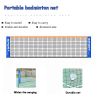 Portable Pickleball Net & Badminton Net Easy Setup Volleyball Net Proper Badminton Net Size Weatherproof Durable Easy Assembly