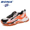 BONA 2022 New Designers Mesh Breathable Running Shoes Women Outdoor Walking Shoes Woman Fashion Sneakers Ladies Jogging Footwear