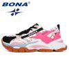 BONA 2022 New Designers Mesh Breathable Running Shoes Women Outdoor Walking Shoes Woman Fashion Sneakers Ladies Jogging Footwear