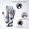 1 Pair Adults Profession Sports Gloves Breathable Anti-slip American Football Baseball Gloves Full Finger Adjustable Gloves