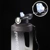 Sports Water Jug With Time Markers; Gradient Color Fitness Accessories