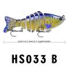 Funpesca 10cm 15.61g Hard Plastic 3d Bionic Eyes Freshwater Saltwater Bass Top Water Jointed Fish Lures