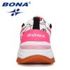 BONA 2022 New Designers Mesh Breathable Running Shoes Women Outdoor Walking Shoes Woman Fashion Sneakers Ladies Jogging Footwear