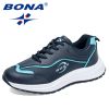 BONA 2022 New Designers Popular Running Shoes Student Outdoor Casual Sneakers Female Flat Tenis Shoes Feminimo Walking Footwear