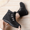 2022 Women's Winter Wish Warm Mother Cotton Boots Non-slip Waterproof Short Boots Plus Velvet Tendon Bottom Snow Boots One Drop