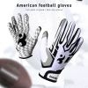 1 Pair Adults Profession Sports Gloves Breathable Anti-slip American Football Baseball Gloves Full Finger Adjustable Gloves